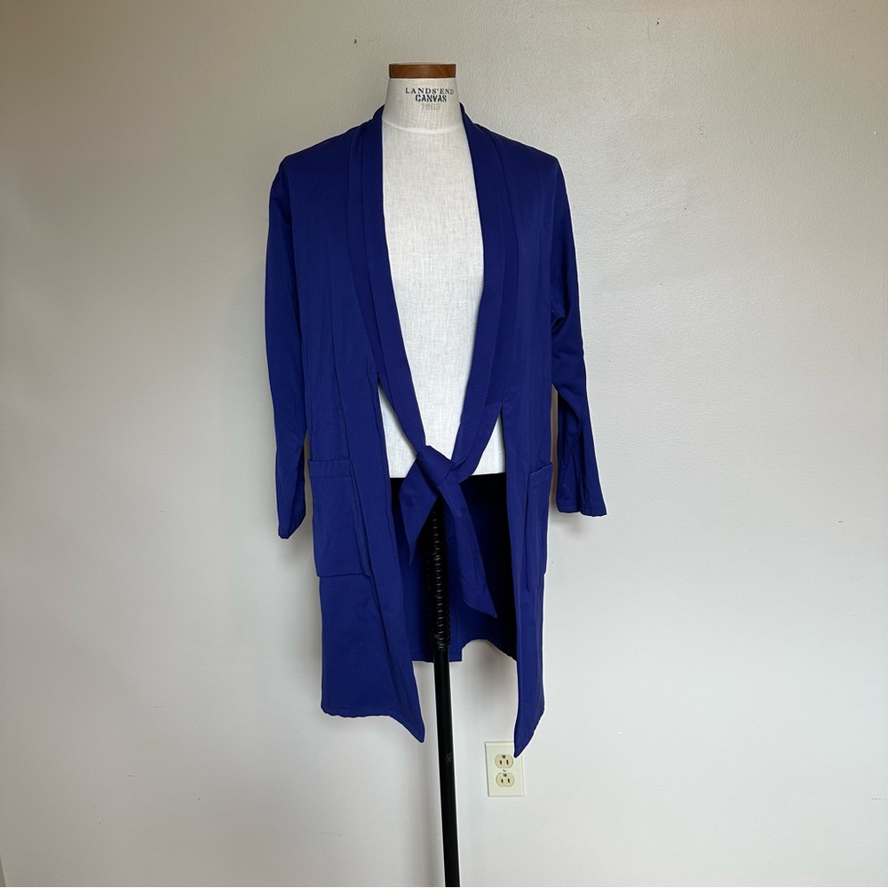 Vintage Vidal Sassoon Clothing Long Purple Blue B… - image 6